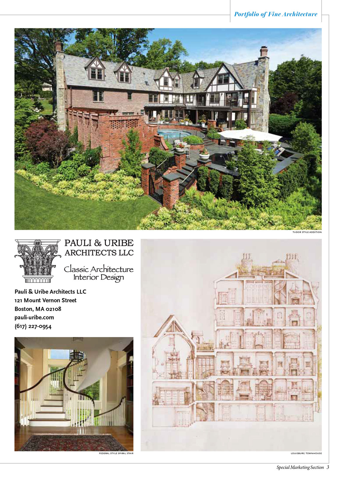 New England Home, Portfolio of Fine Architecture with Cover - January-February 2015